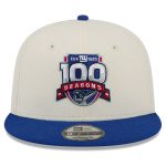 New York Giants mens new era creamroyal new york giants 100th season two-tone 9fifty snapback hat | Giants Shop