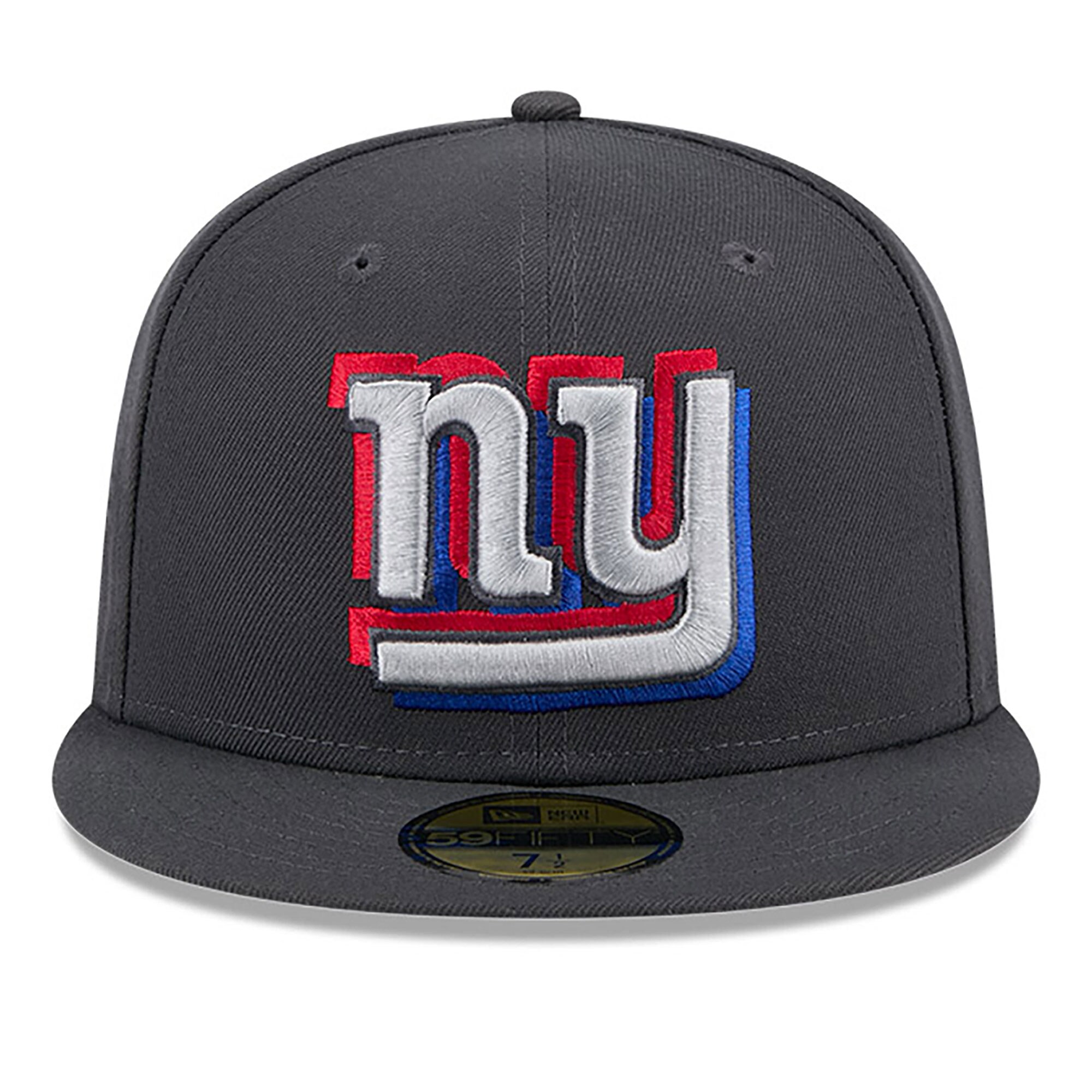 New York Giants mens new era graphite new york giants official 2024 nfl draft on stage 59fifty fitted hat | Giants Shop