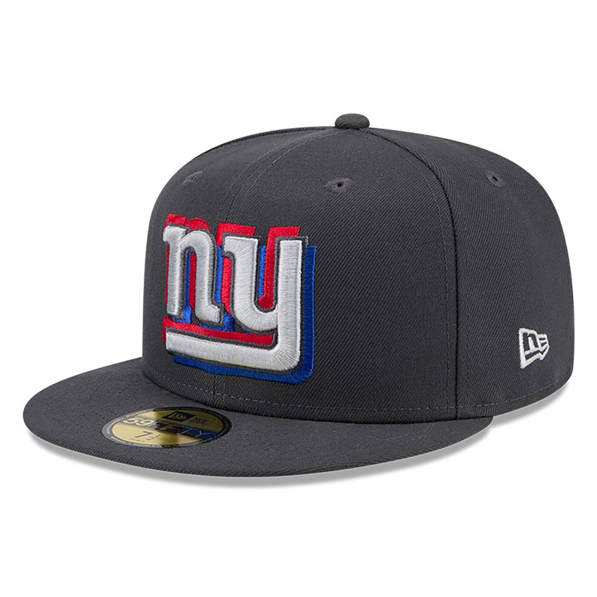 New York Giants mens new era graphite new york giants official 2024 nfl draft on stage 59fifty fitted hat | Giants Shop