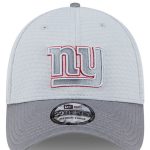 New York Giants mens new era gray new york giants 2024 nfl training camp 39thirty flex hat | Giants Shop