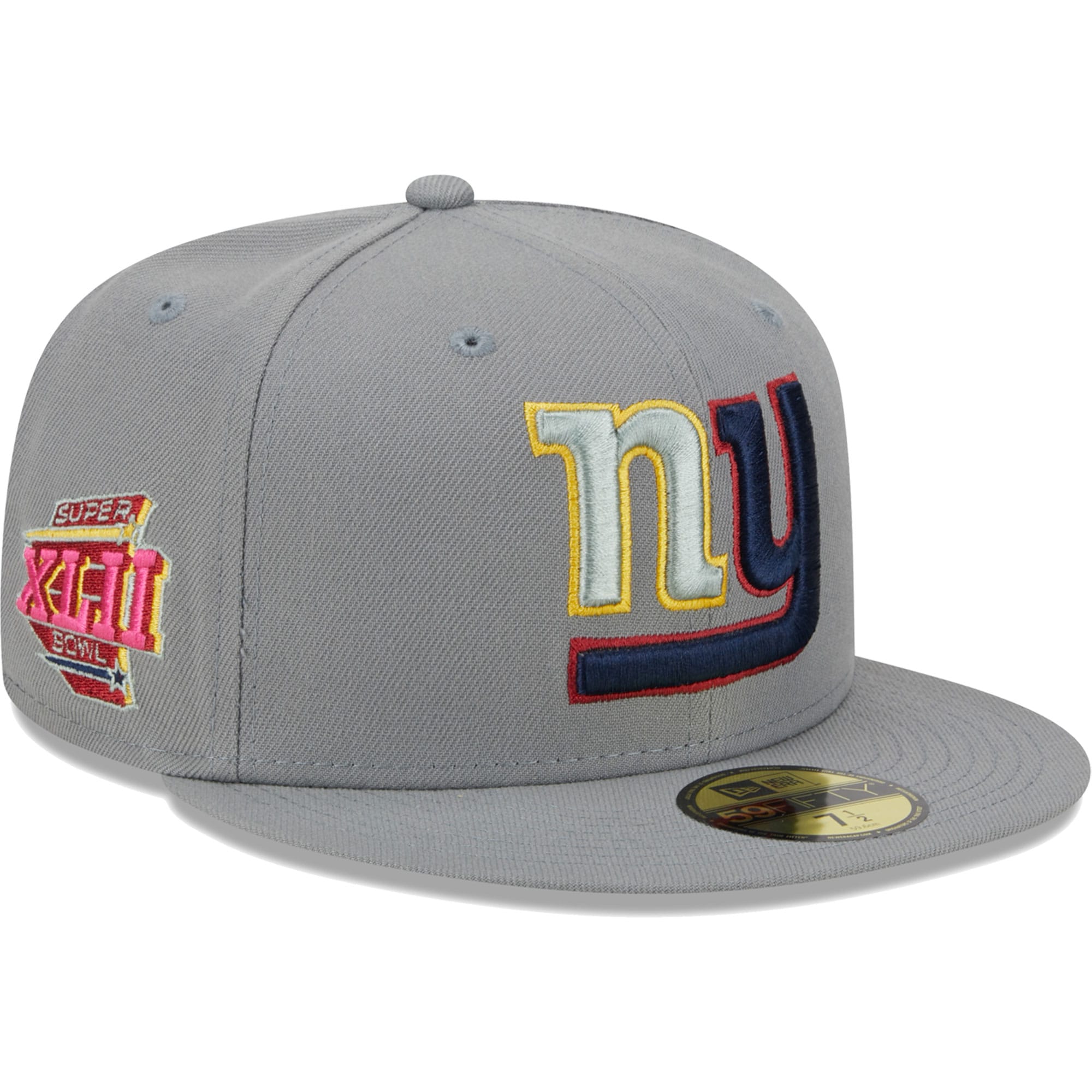 New York Giants mens new era gray new york giants color pack 59fifty fitted hat 200020064 | Giants Shop