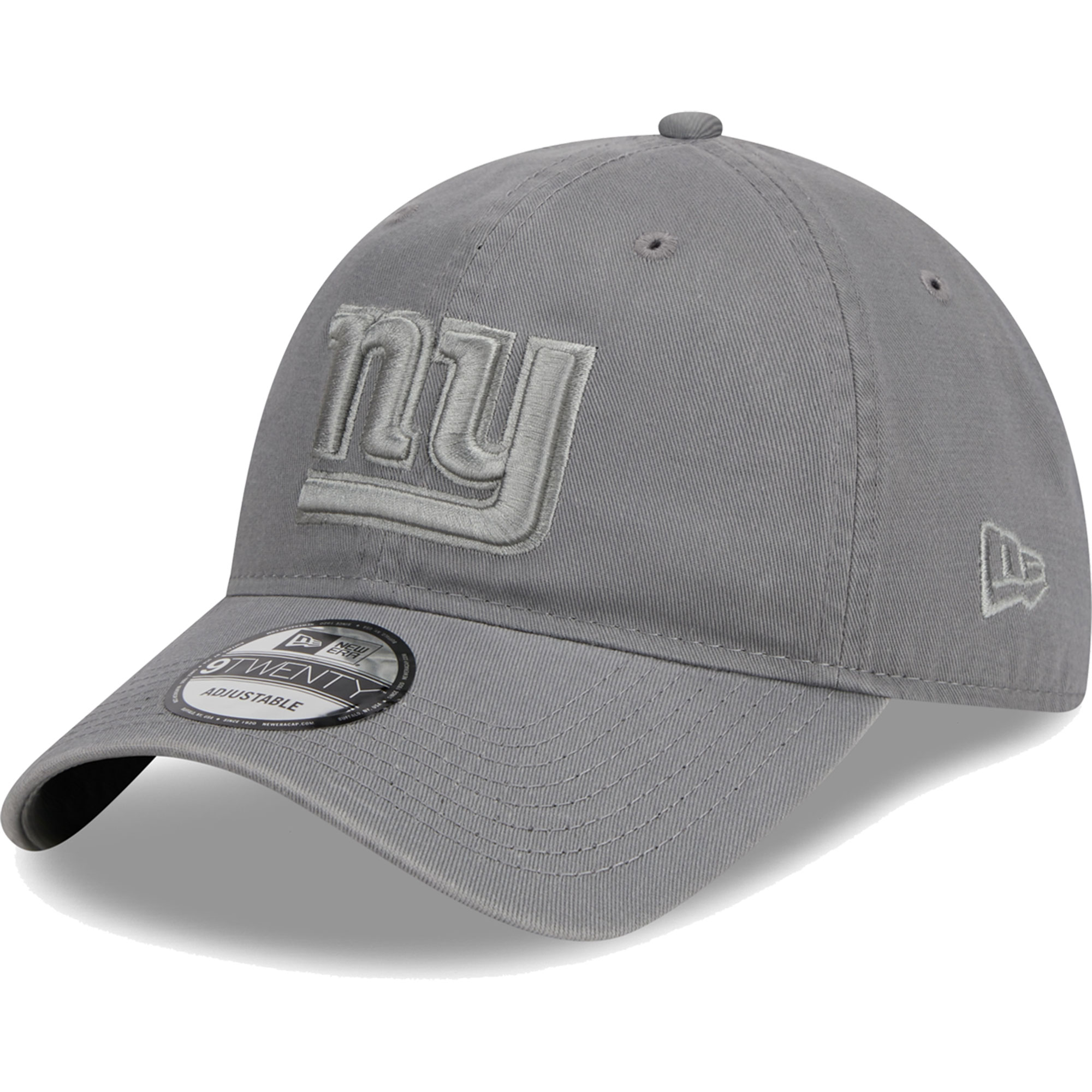 New York Giants mens new era gray new york giants color pack 9twenty adjustable hat | Giants Shop