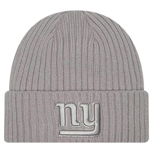New York Giants mens new era gray new york giants color pack cuffed knit hat | Giants Shop