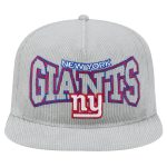 New York Giants mens new era gray new york giants corduroy golfer adjustable hat | Giants Shop