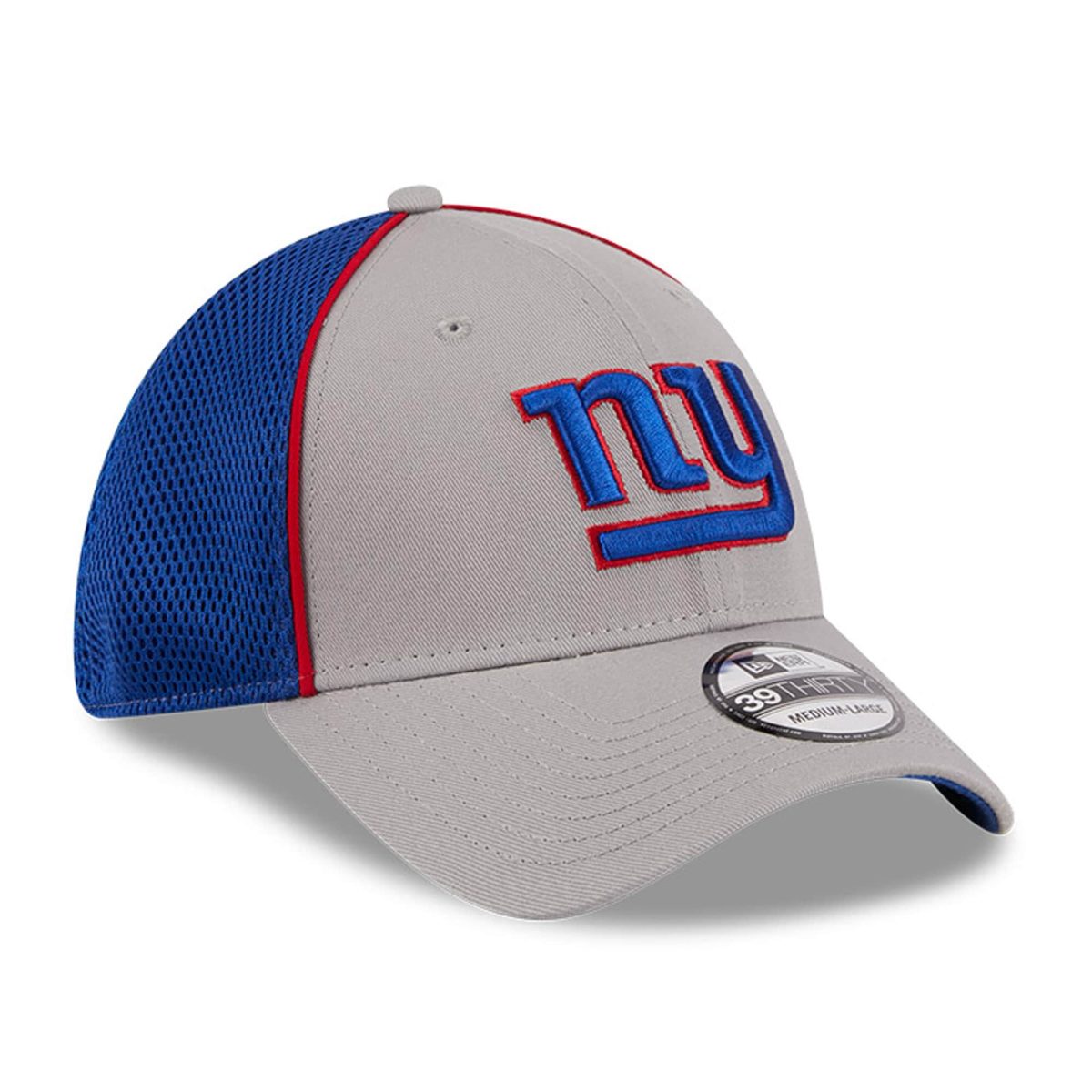 New York Giants mens new era gray new york giants pipe 39thirty flex hat | Giants Shop