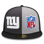 New York Giants mens new era grayblack new york giants 2023 sideline 59fifty fitted hat | Giants Shop