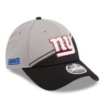 New York Giants mens new era grayblack new york giants 2023 sideline 9forty adjustable hat | Giants Shop