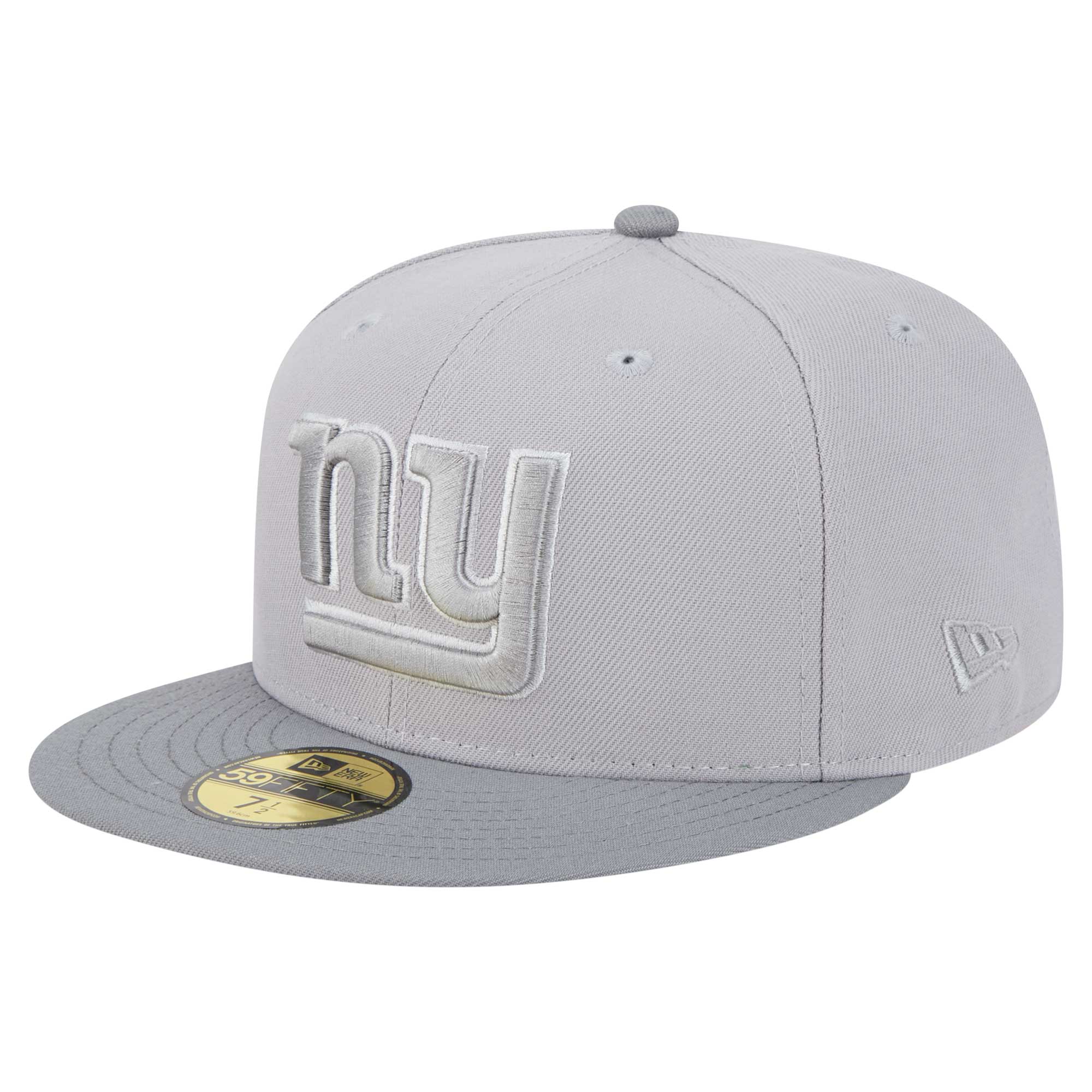 New York Giants mens new era graygraphite new york giants iron cloud 59fifty fitted hat | Giants Shop