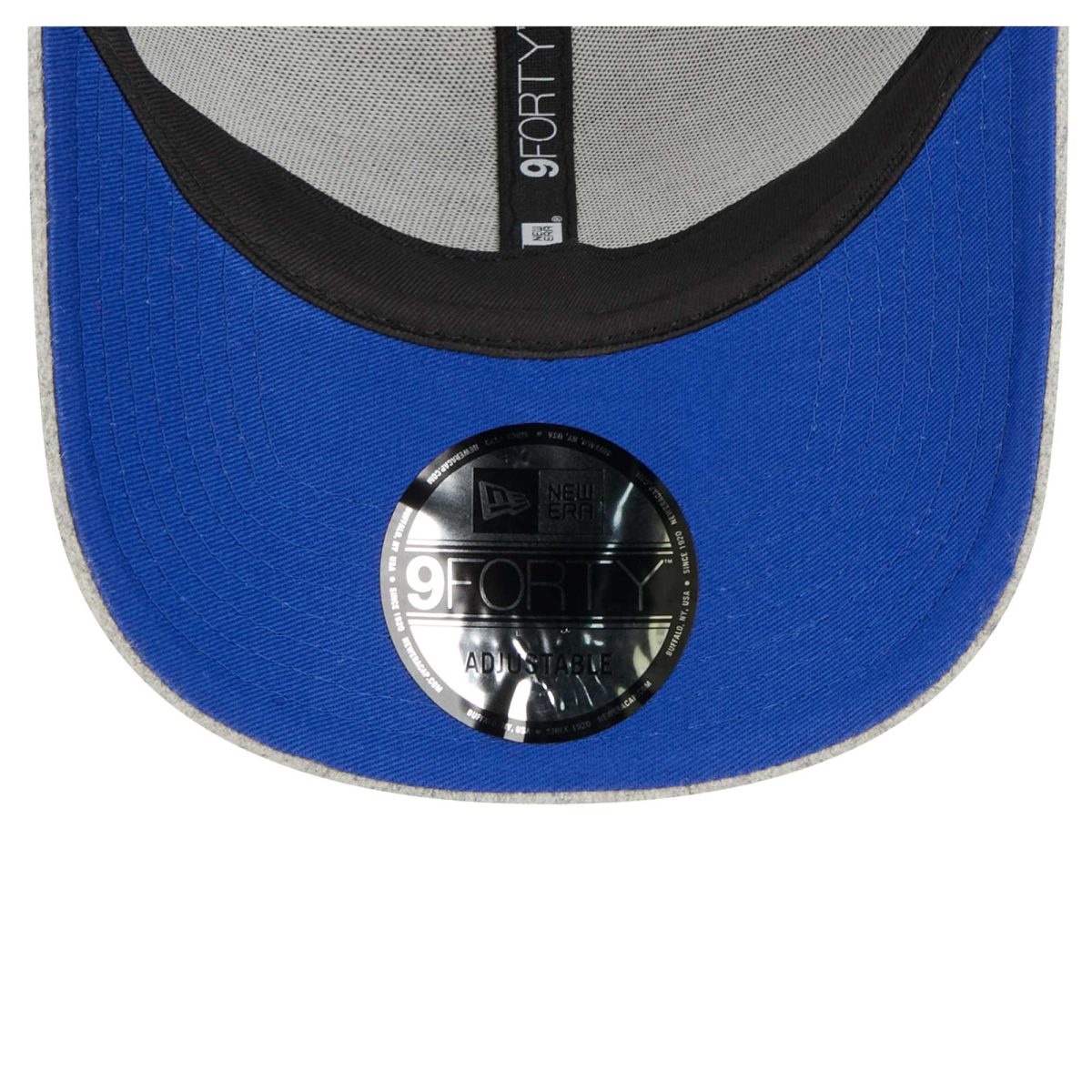New York Giants mens new era heather grayroyal new york giants pop trucker 9forty adjustable hat | Giants Shop