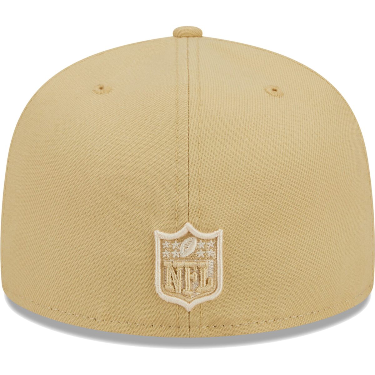 New York Giants mens new era khaki new york giants raffia front 59fifty fitted hat | Giants Shop