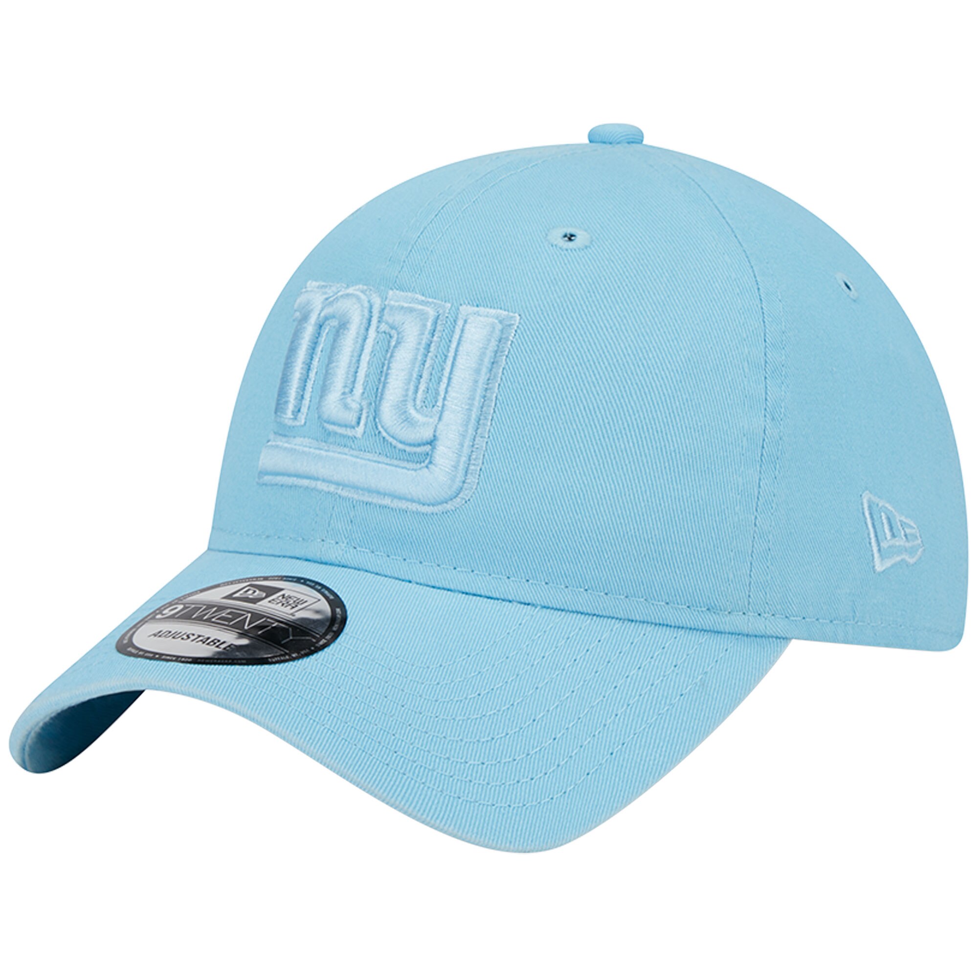 New York Giants mens new era light blue new york giants core classic 2.0 brights 9twenty adjustable hat | Giants Shop