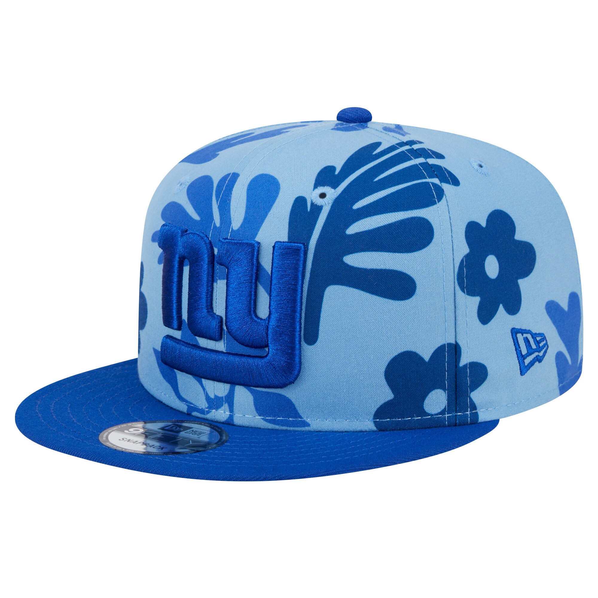 New York Giants mens new era light blue new york giants leafy 9fifty snapback hat | Giants Shop