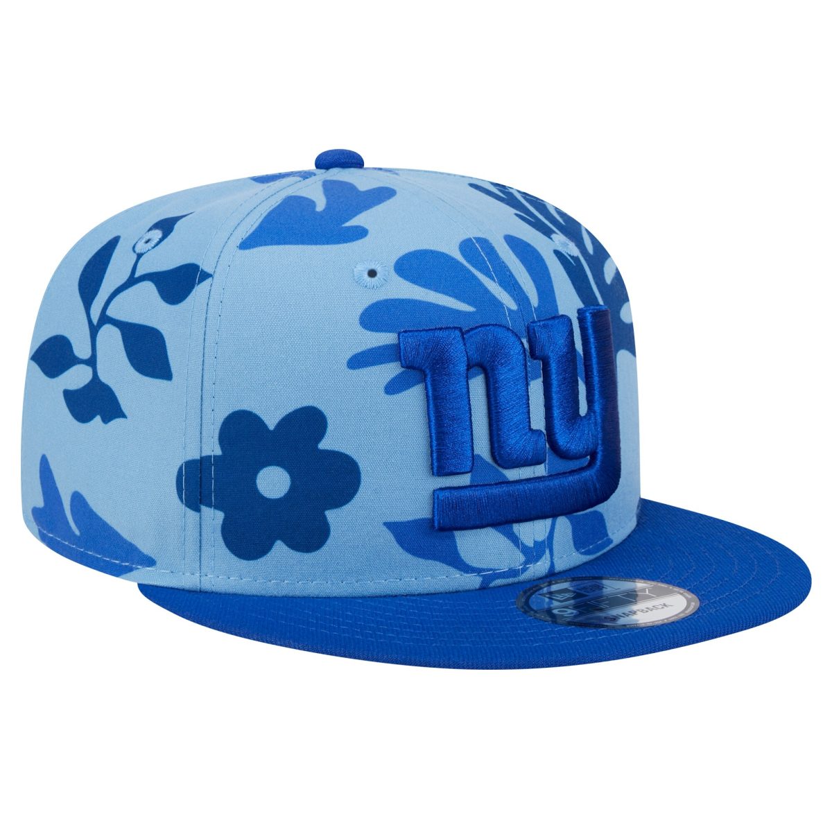 New York Giants mens new era light blue new york giants leafy 9fifty snapback hat | Giants Shop