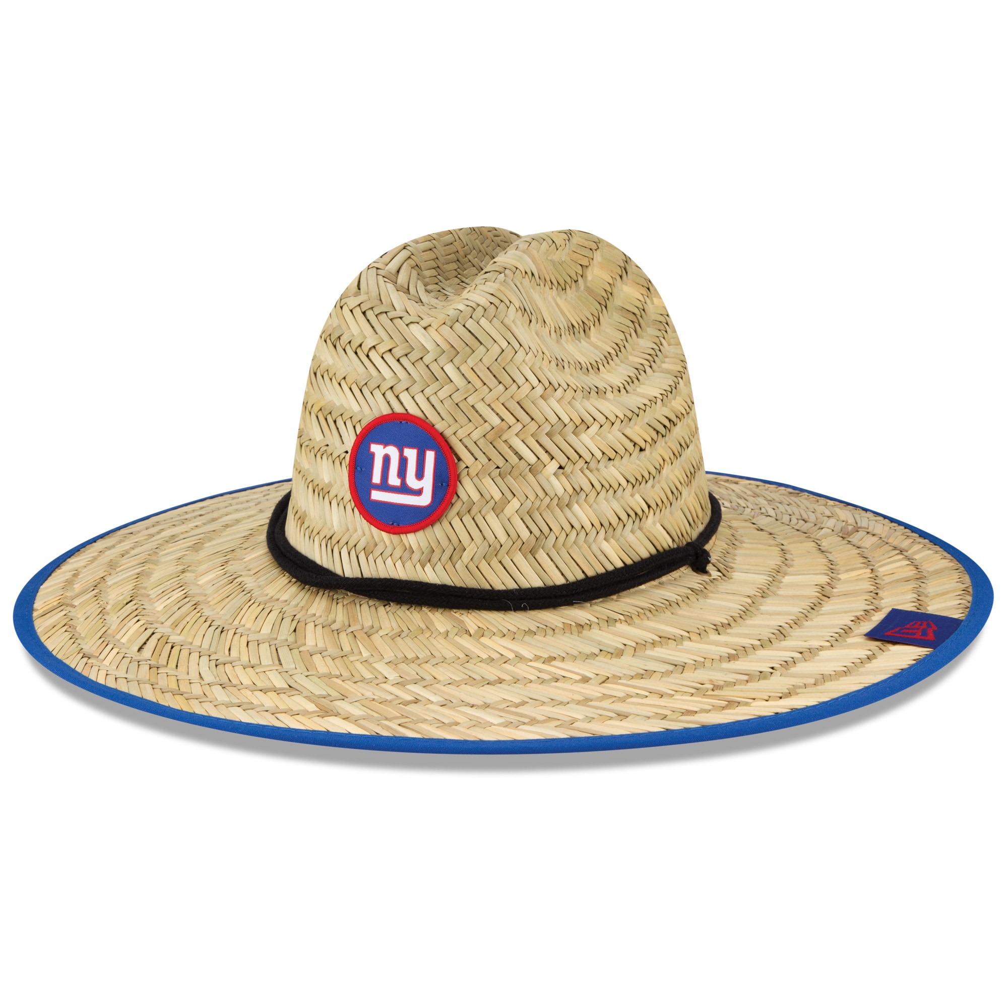 New York Giants mens new era natural new york giants nfl training camp official straw lifeguard hat | Giants Shop