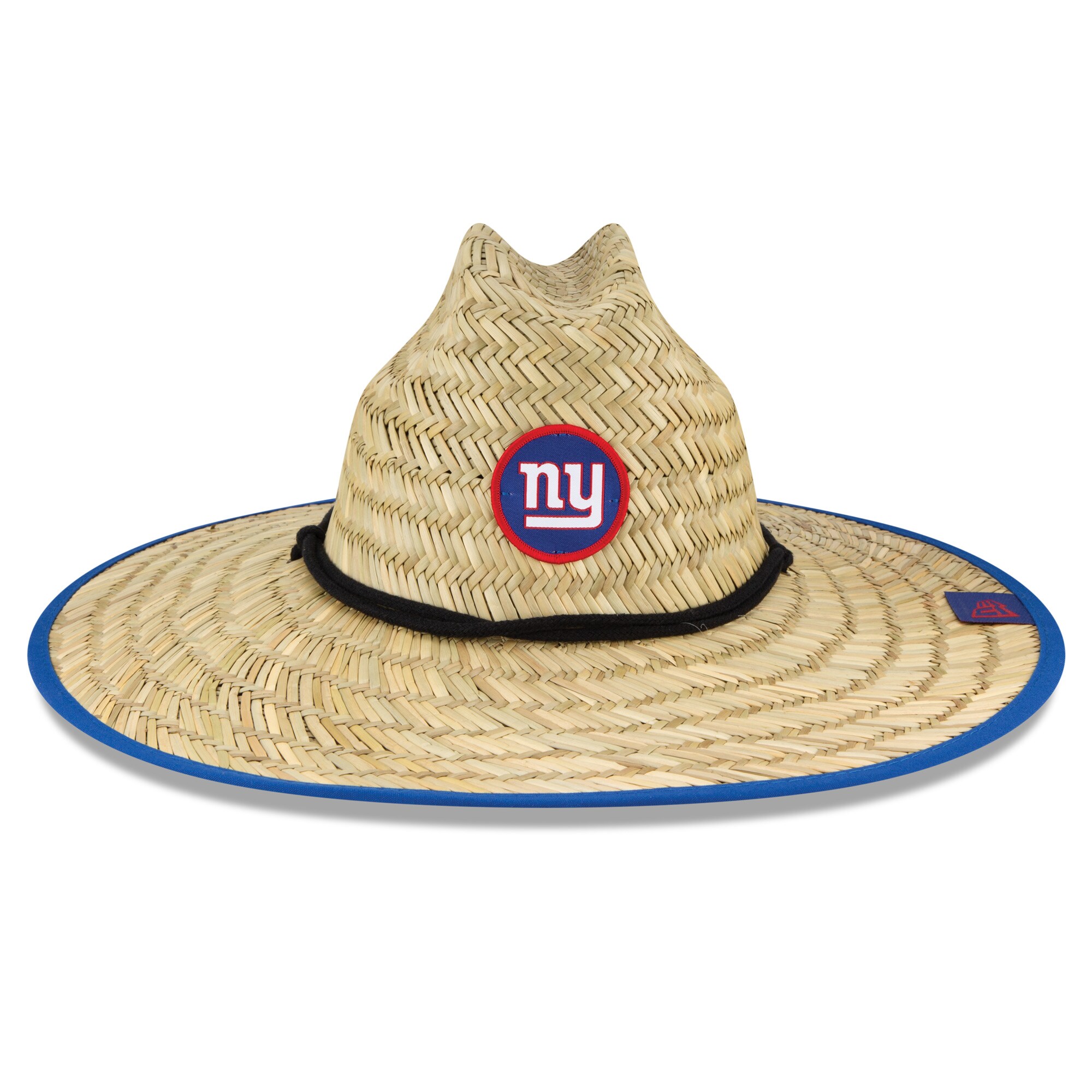 New York Giants mens new era natural new york giants nfl training camp official straw lifeguard hat | Giants Shop
