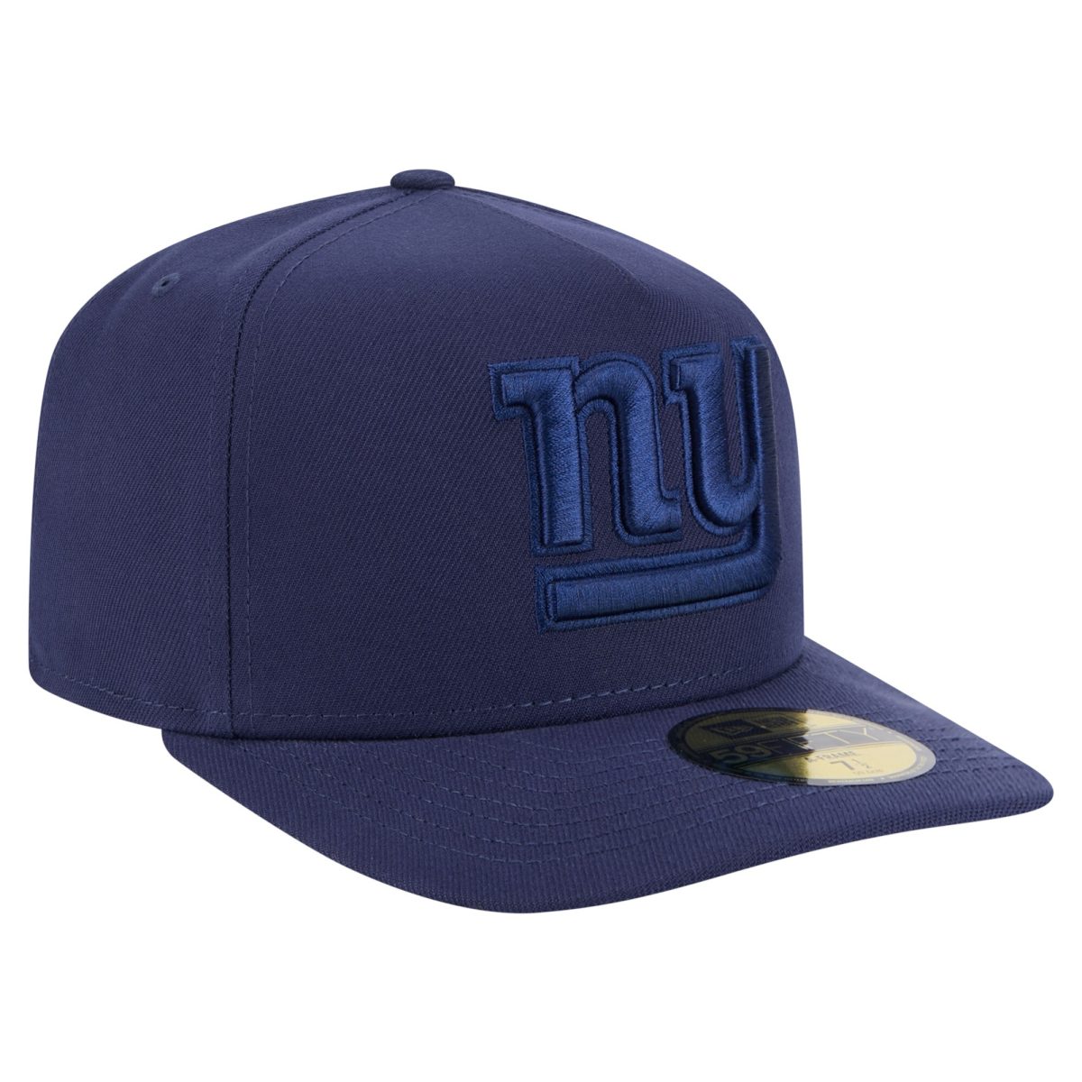 New York Giants mens new era navy new york giants color pack a-frame 59fifty fitted hat | Giants Shop