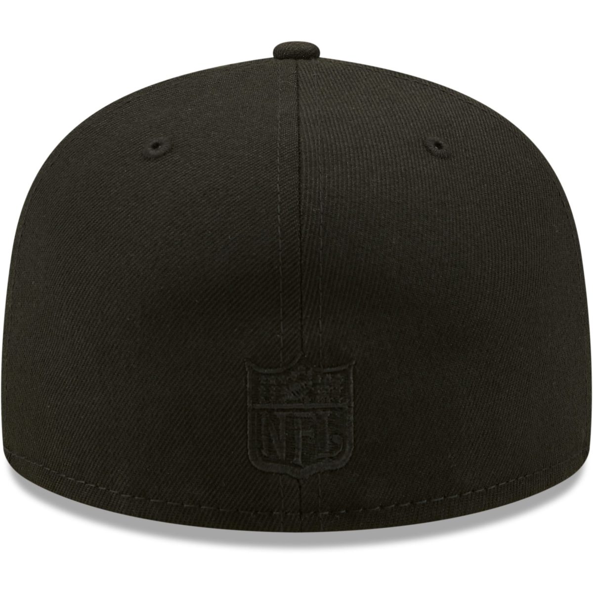 New York Giants mens new era new york giants black on black alternate logo 59fifty fitted hat | Giants Shop