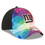 New York Giants mens new era pink new york giants 2023 nfl crucial catch 39thirty flex hat | Giants Shop