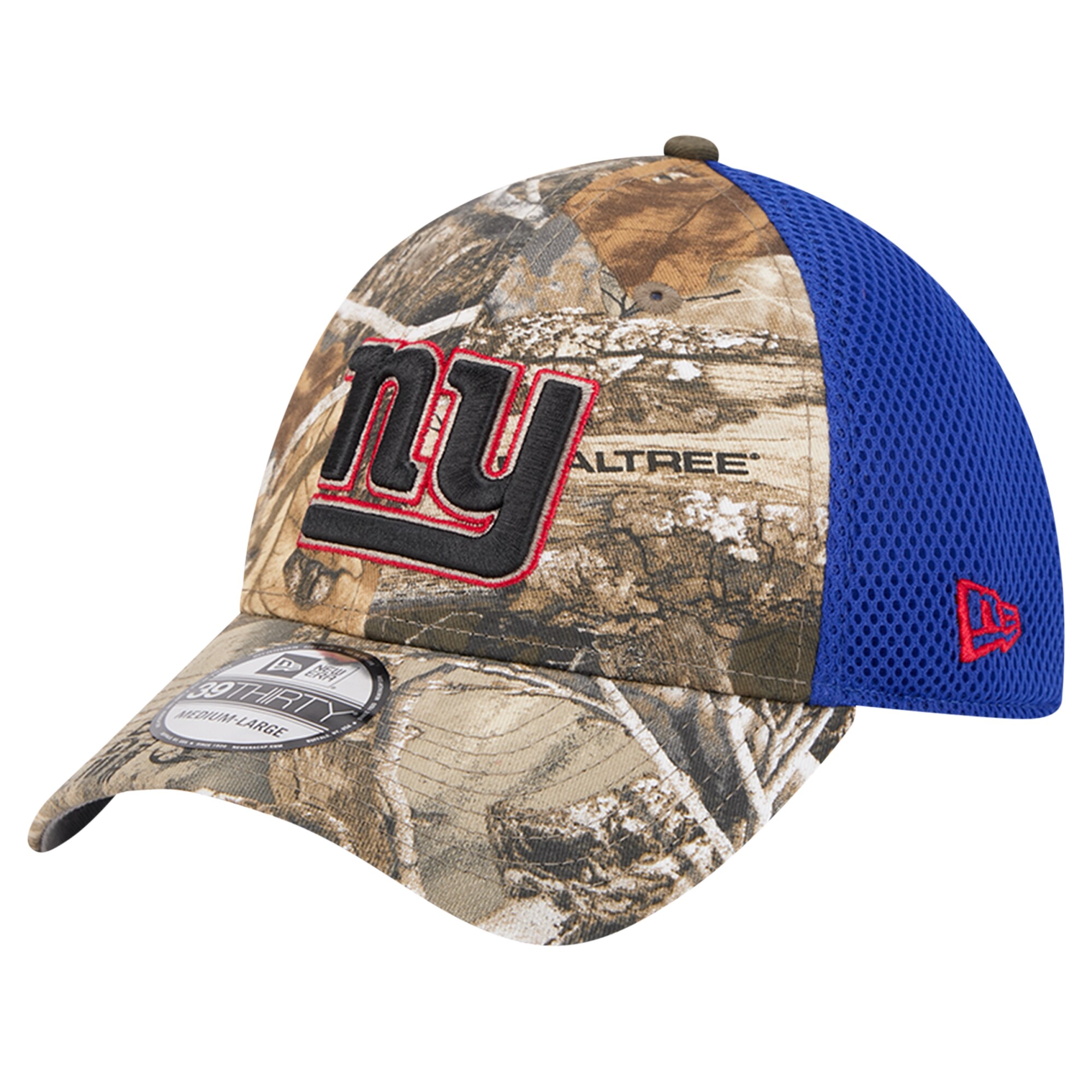 New York Giants mens new era realtree camoroyal new york giants active 39thirty flex hat | Giants Shop