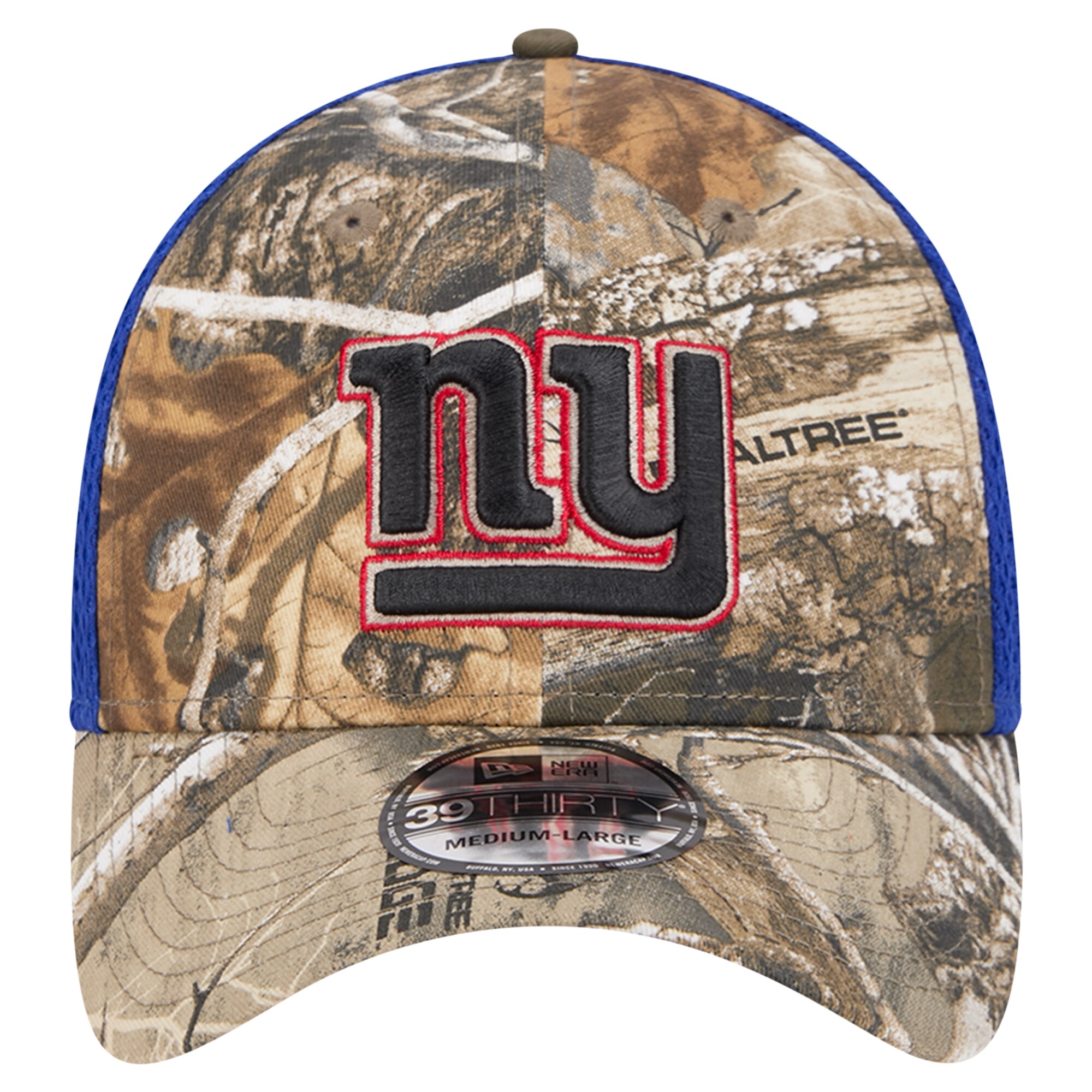 New York Giants mens new era realtree camoroyal new york giants active 39thirty flex hat | Giants Shop
