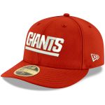 New York Giants mens new era red new york giants omaha throwback low profile 59fifty fitted hat | Giants Shop