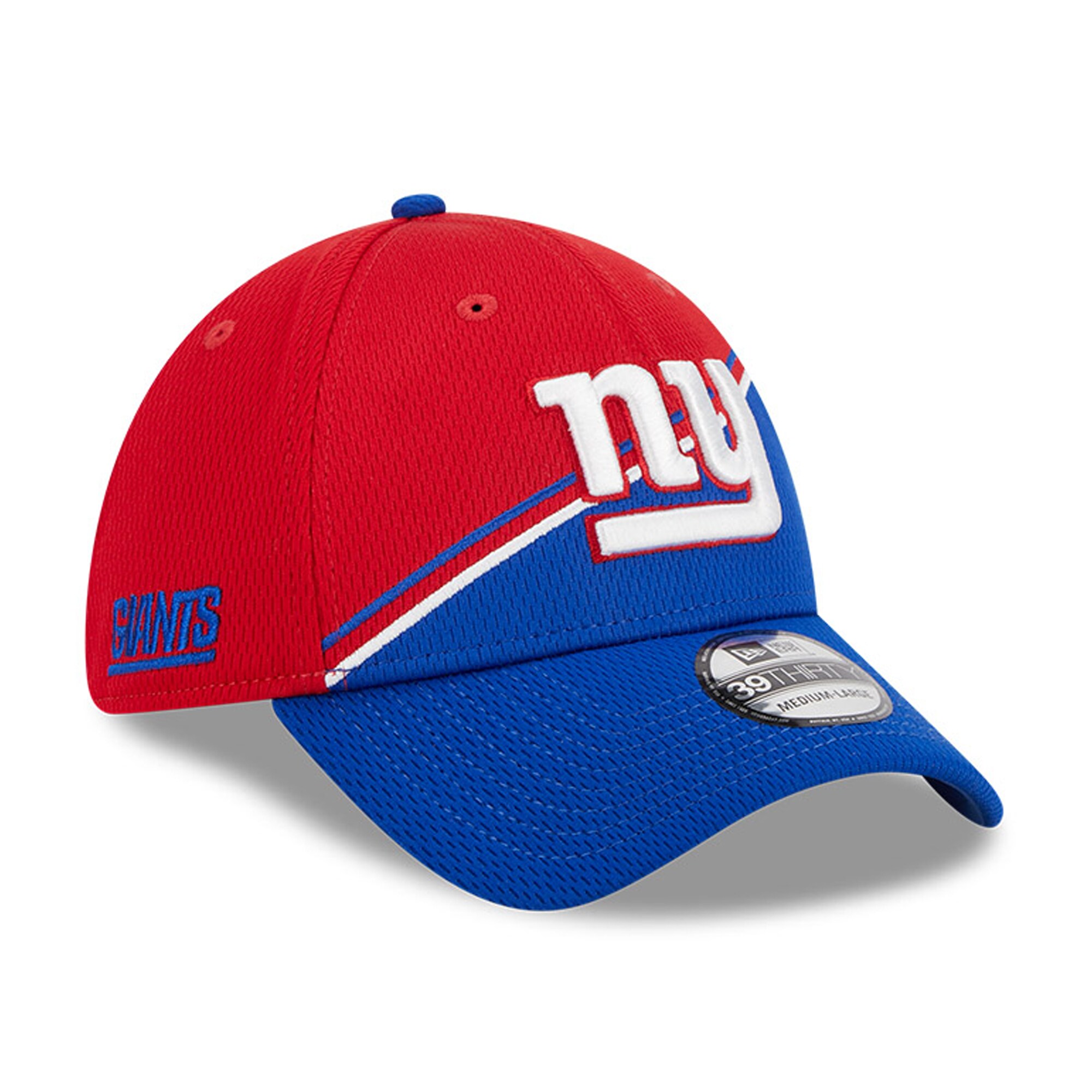 New York Giants mens new era redroyal new york giants 2023 sideline 39thirty flex hat | Giants Shop