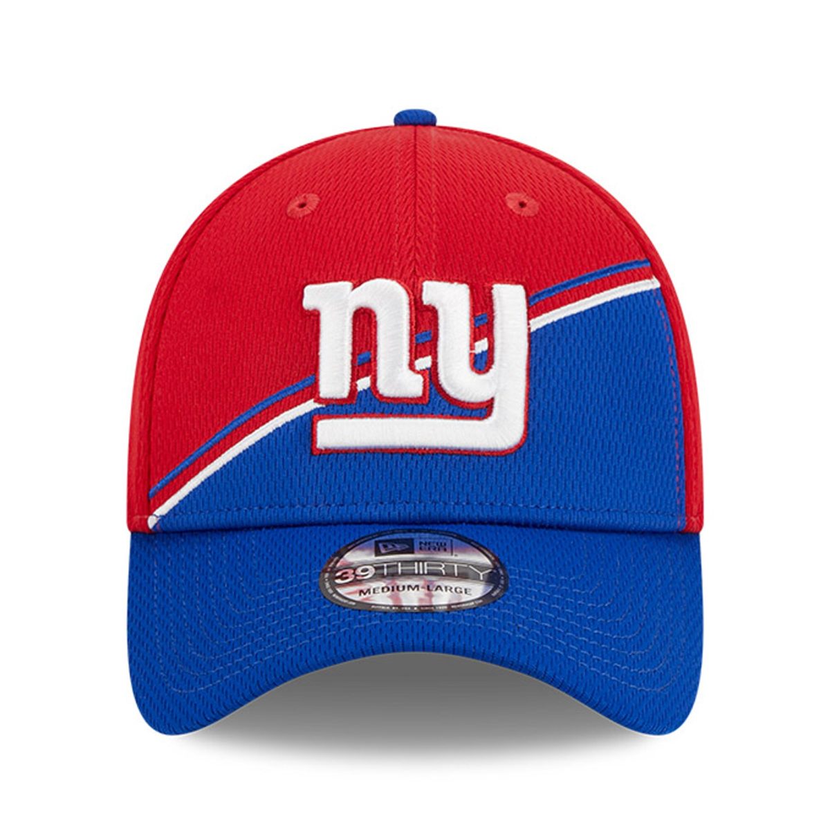 New York Giants mens new era redroyal new york giants 2023 sideline 39thirty flex hat | Giants Shop