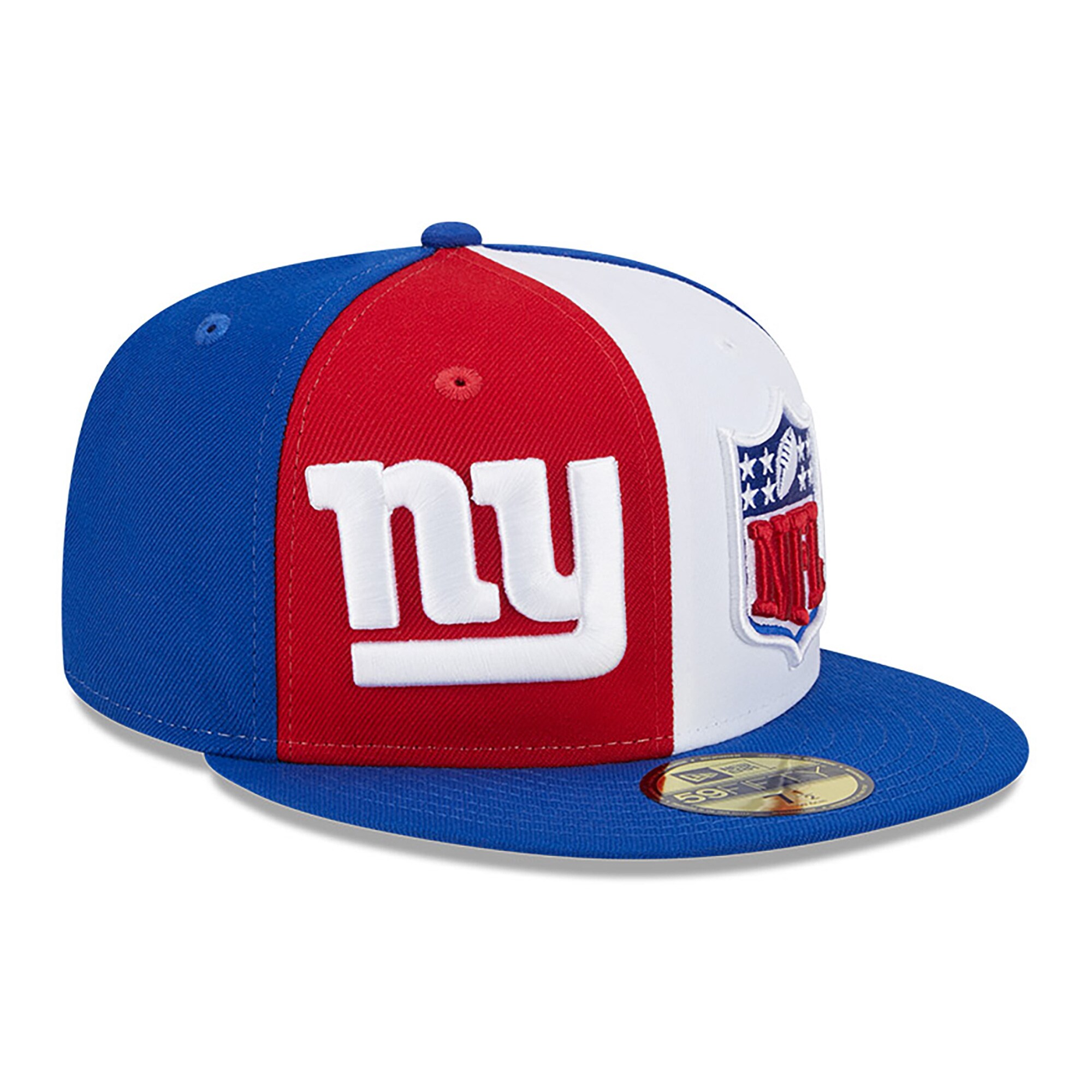 New York Giants mens new era redroyal new york giants 2023 sideline 59fifty fitted hat | Giants Shop