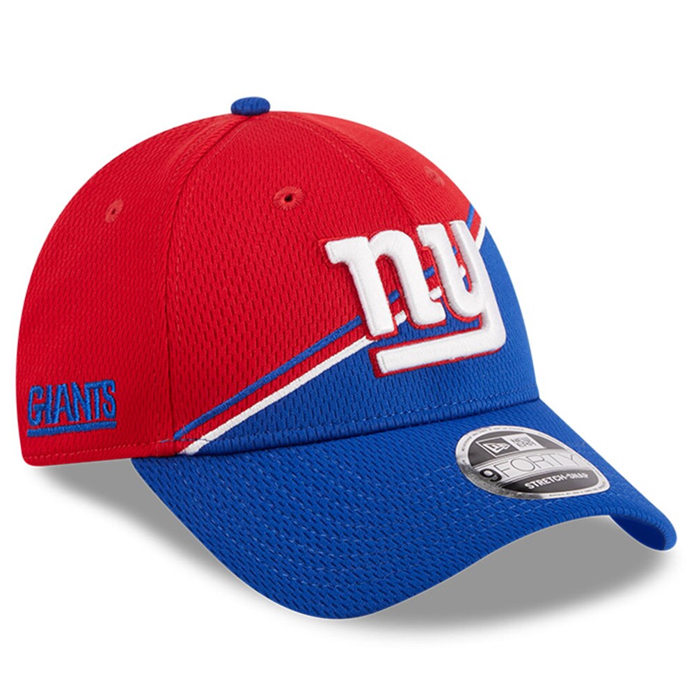 New York Giants mens new era redroyal new york giants 2023 sideline 9forty adjustable hat | Giants Shop