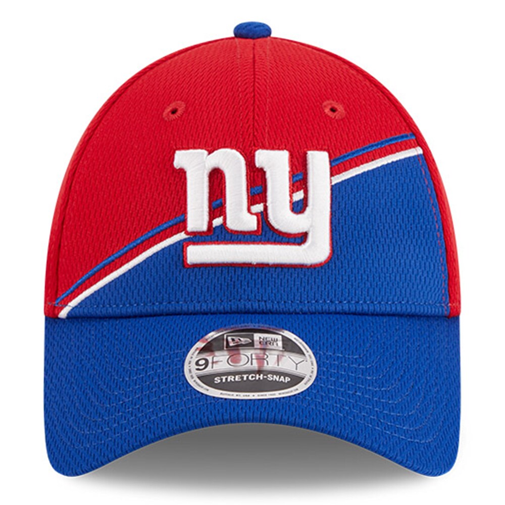 New York Giants mens new era redroyal new york giants 2023 sideline 9forty adjustable hat | Giants Shop