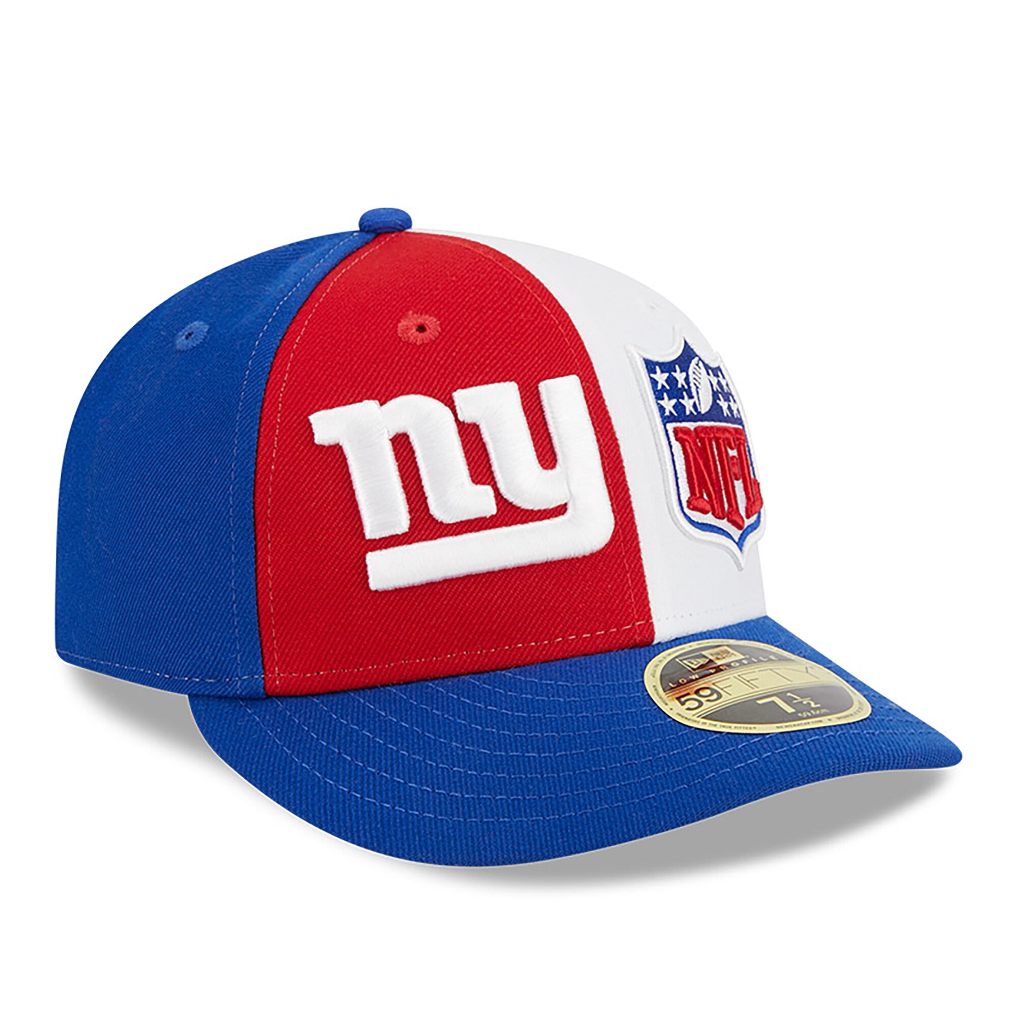 New York Giants mens new era redroyal new york giants 2023 sideline low profile 59fifty fitted hat | Giants Shop