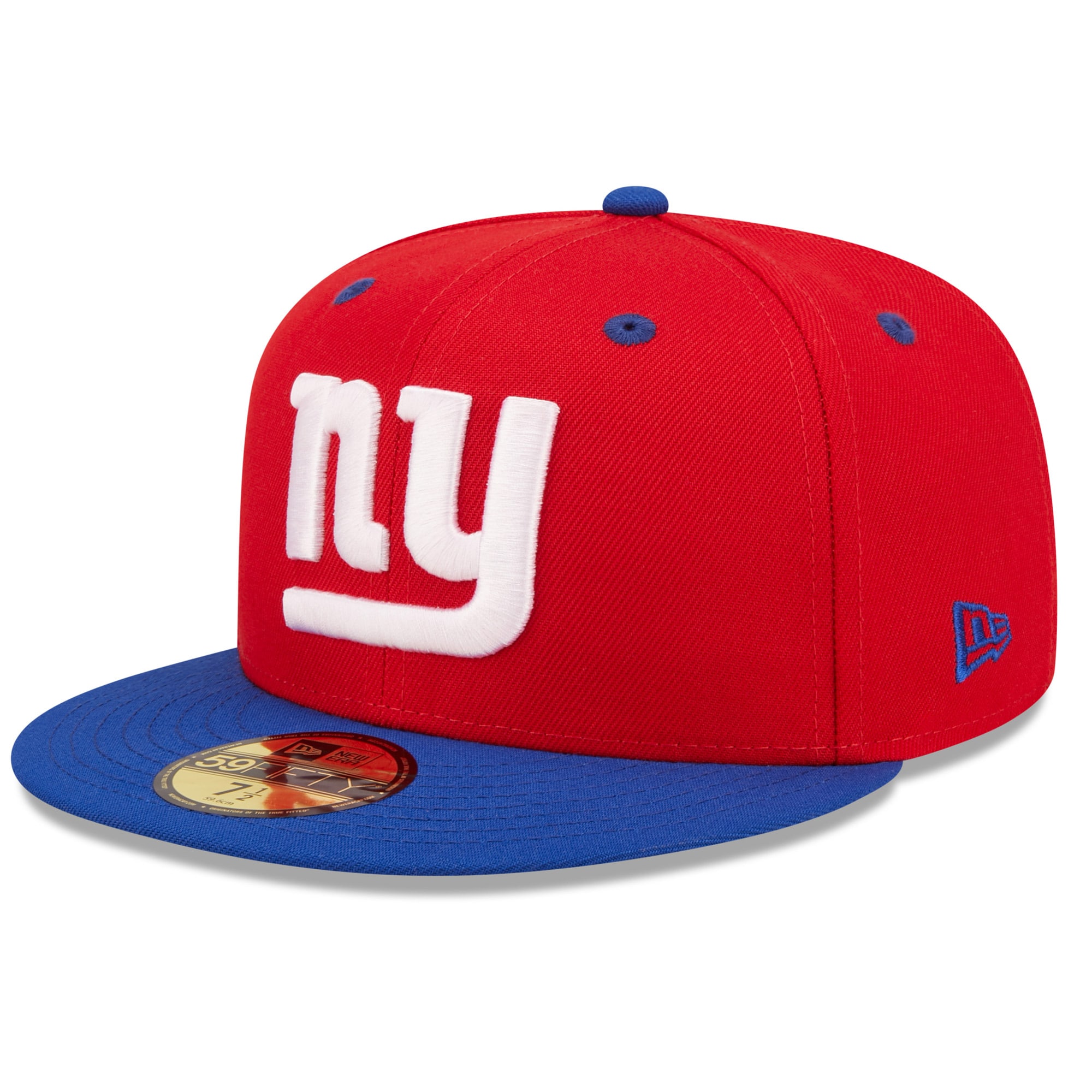 New York Giants mens new era redroyal new york giants flipside 2tone 59fifty fitted hat | Giants Shop