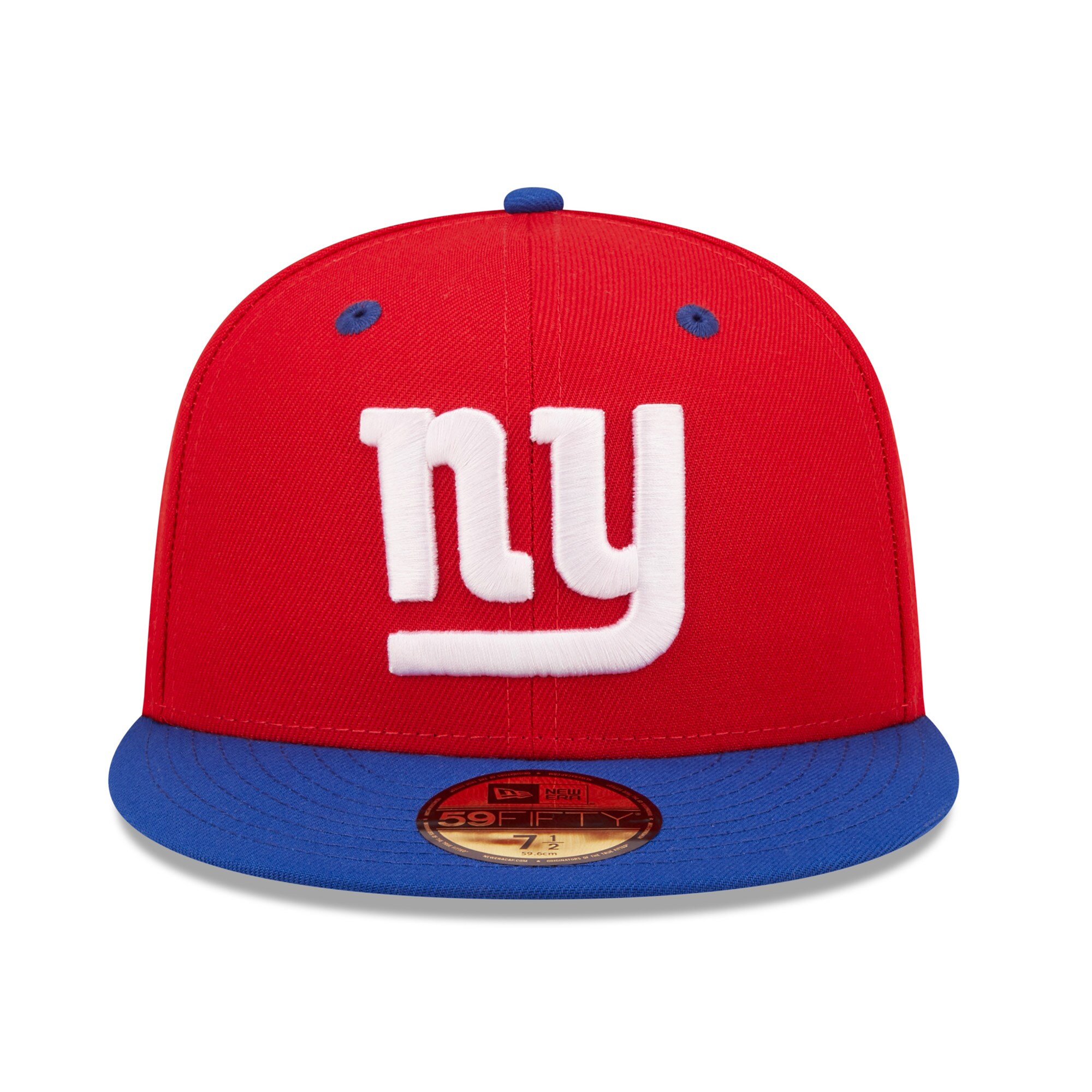 New York Giants mens new era redroyal new york giants flipside 2tone 59fifty fitted hat | Giants Shop