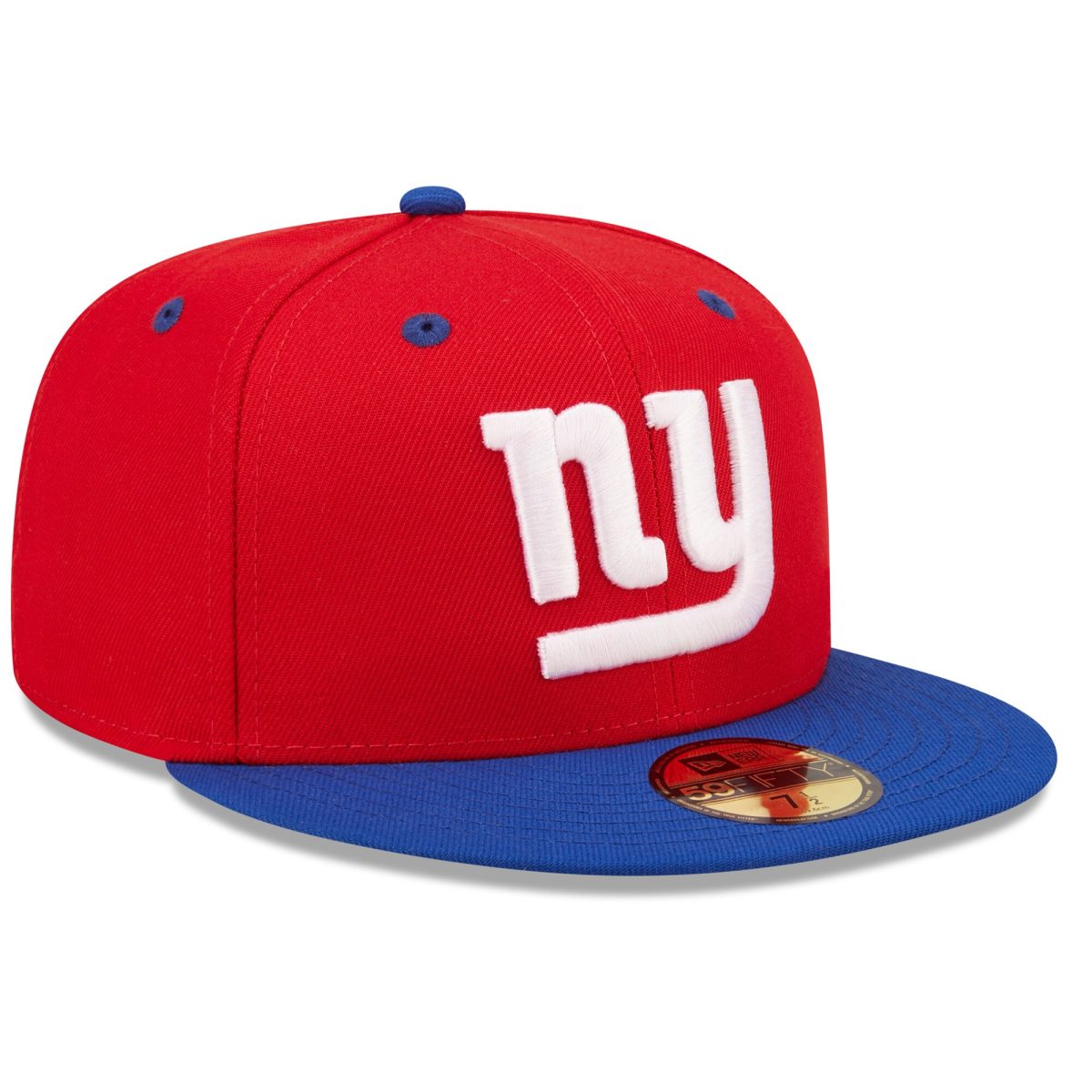 New York Giants mens new era redroyal new york giants flipside 2tone 59fifty fitted hat | Giants Shop