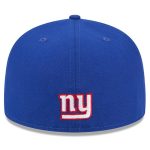 New York Giants mens new era royal new york giants 100th season 59fifty fitted hat | Giants Shop