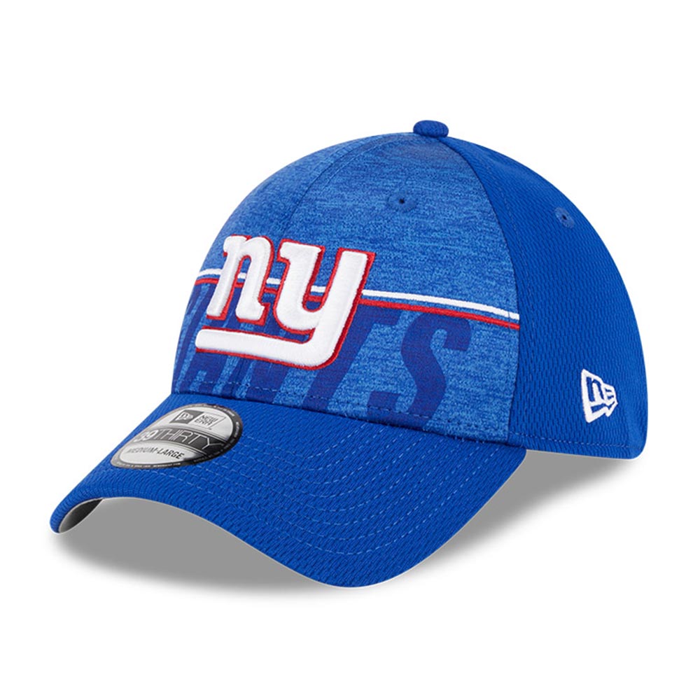 New York Giants mens new era royal new york giants 2023 nfl training camp 39thirty flex fit hat | Giants Shop