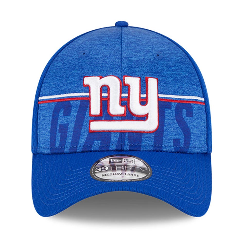 New York Giants mens new era royal new york giants 2023 nfl training camp 39thirty flex fit hat | Giants Shop