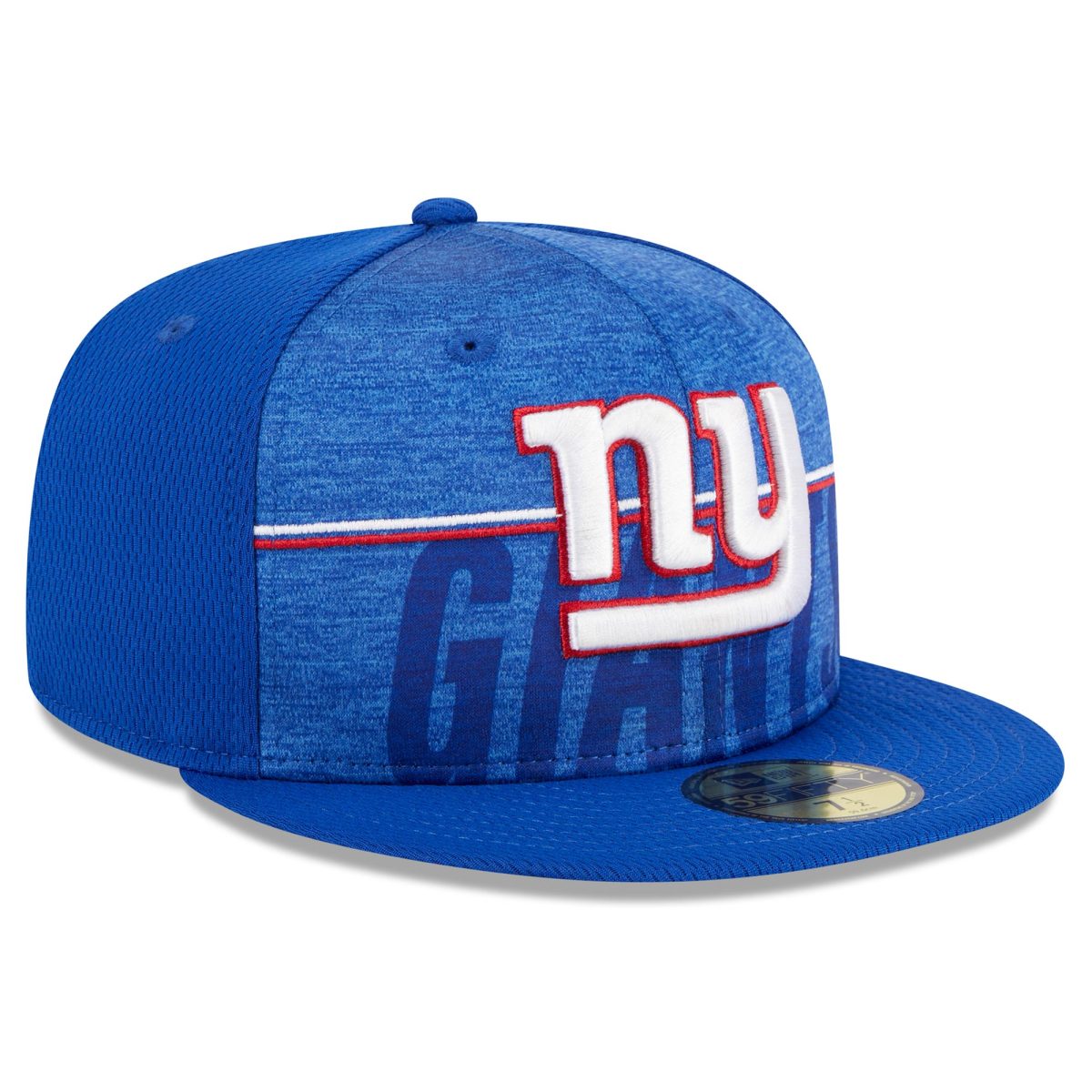New York Giants mens new era royal new york giants 2023 nfl training camp 59fifty fitted hat | Giants Shop