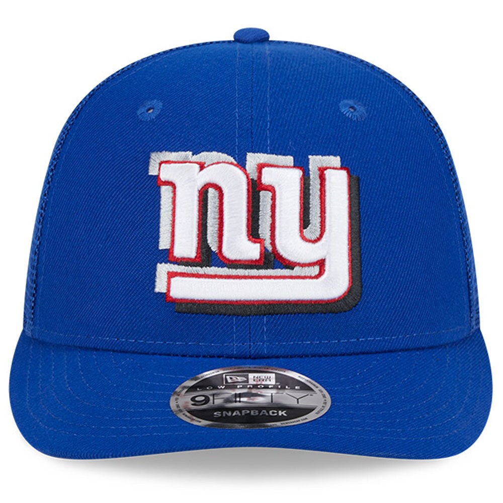 New York Giants mens new era royal new york giants 2024 nfl draft low profile trucker 9fifty adjustable hat | Giants Shop
