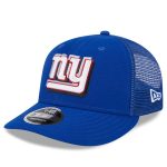 New York Giants mens new era royal new york giants 2024 nfl draft low profile trucker 9fifty adjustable hat | Giants Shop