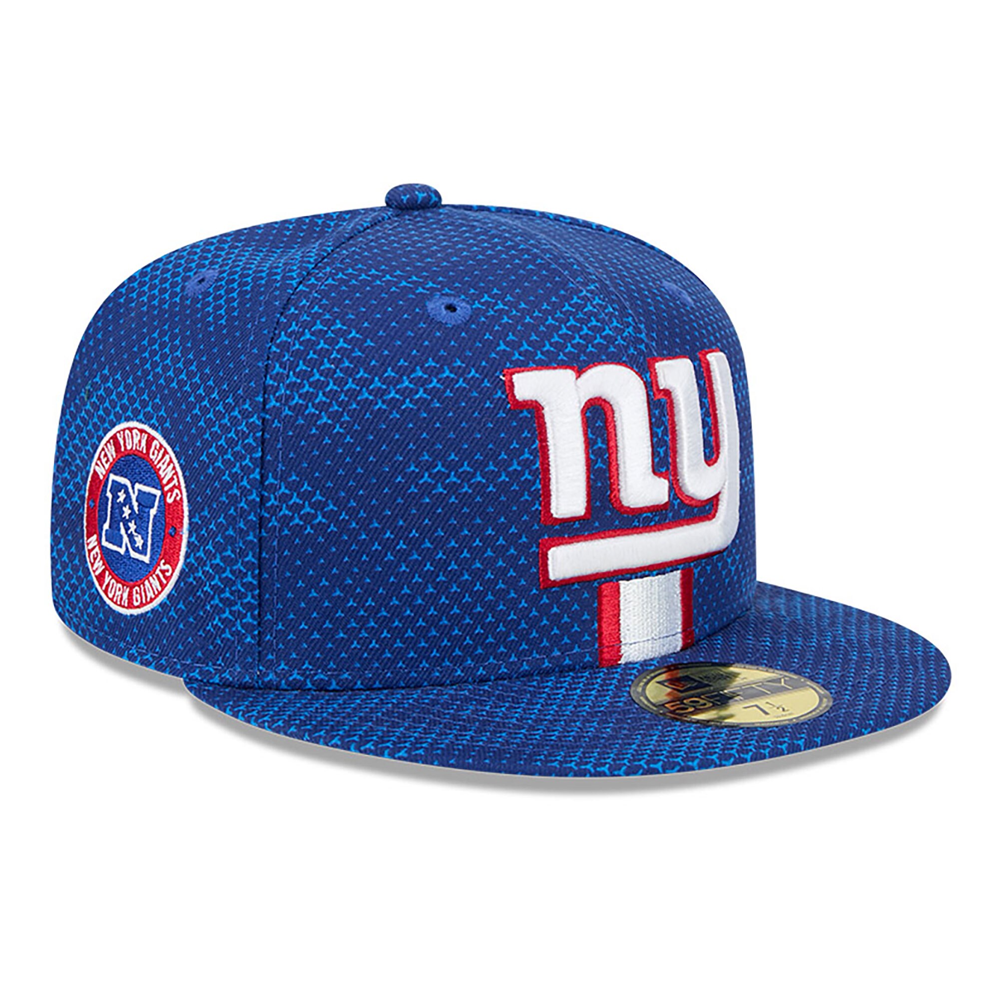 New York Giants mens new era royal new york giants 2024 sideline 59fifty fitted hat | Giants Shop