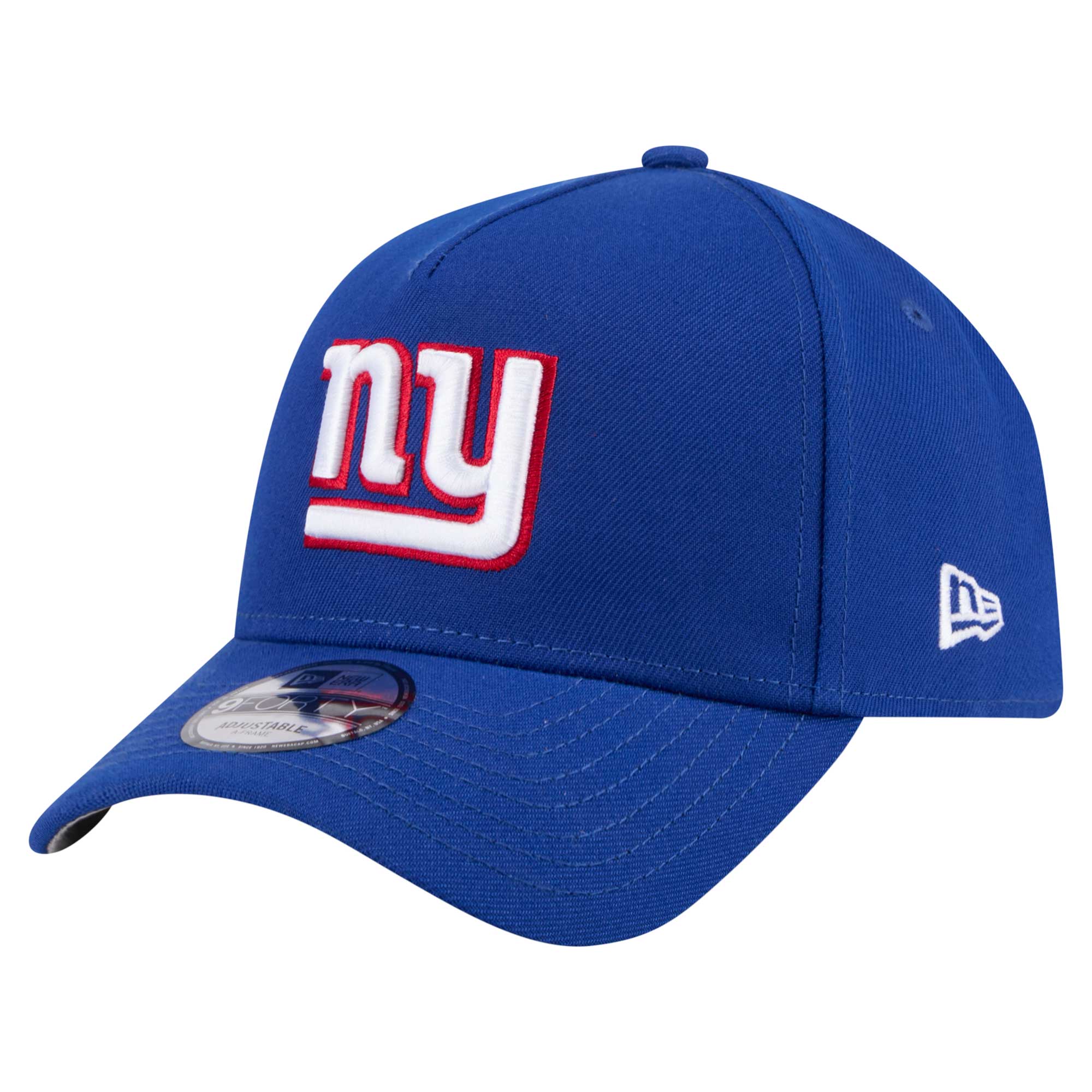 New York Giants mens new era royal new york giants a-frame 9forty adjustable hat | Giants Shop