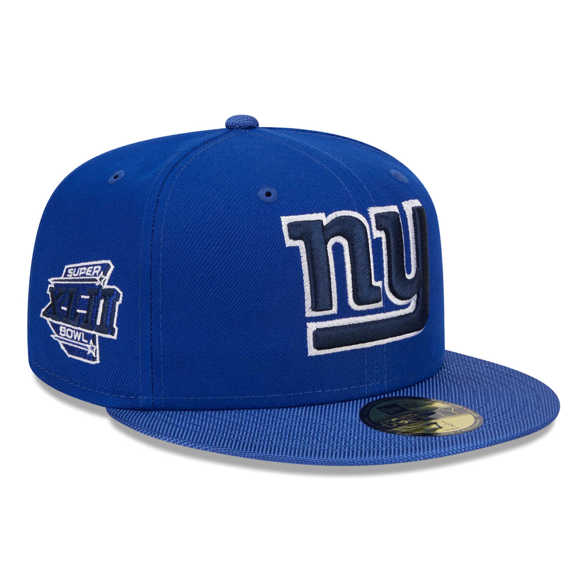 New York Giants mens new era royal new york giants active ballistic 59fifty fitted hat | Giants Shop