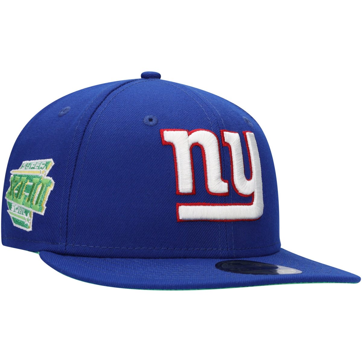 New York Giants mens new era royal new york giants citrus pop 59fifty fitted hat | Giants Shop
