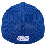 New York Giants mens new era royal new york giants game day linear 39thirty flex hat | Giants Shop