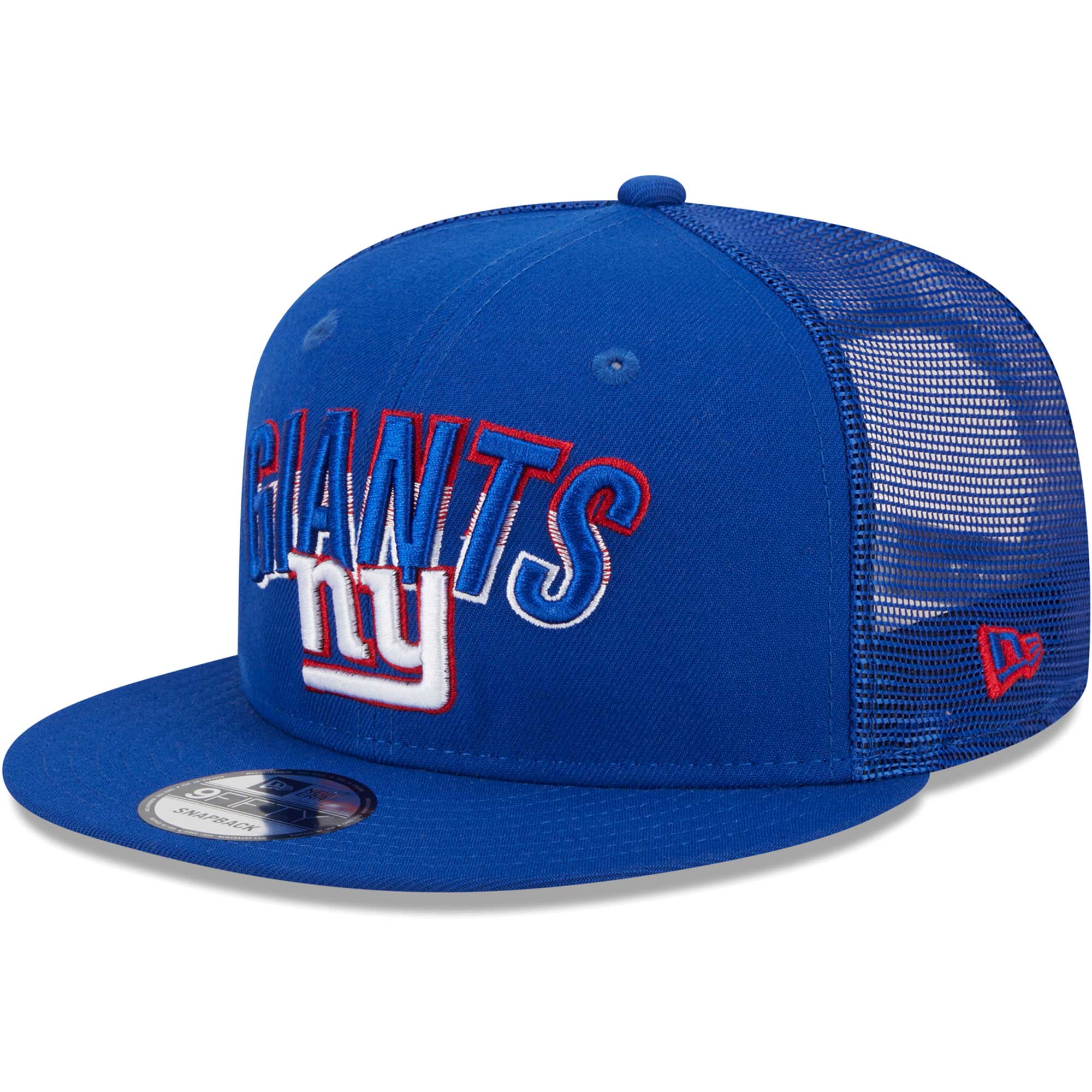 New York Giants mens new era royal new york giants grade trucker 9fifty snapback hat | Giants Shop