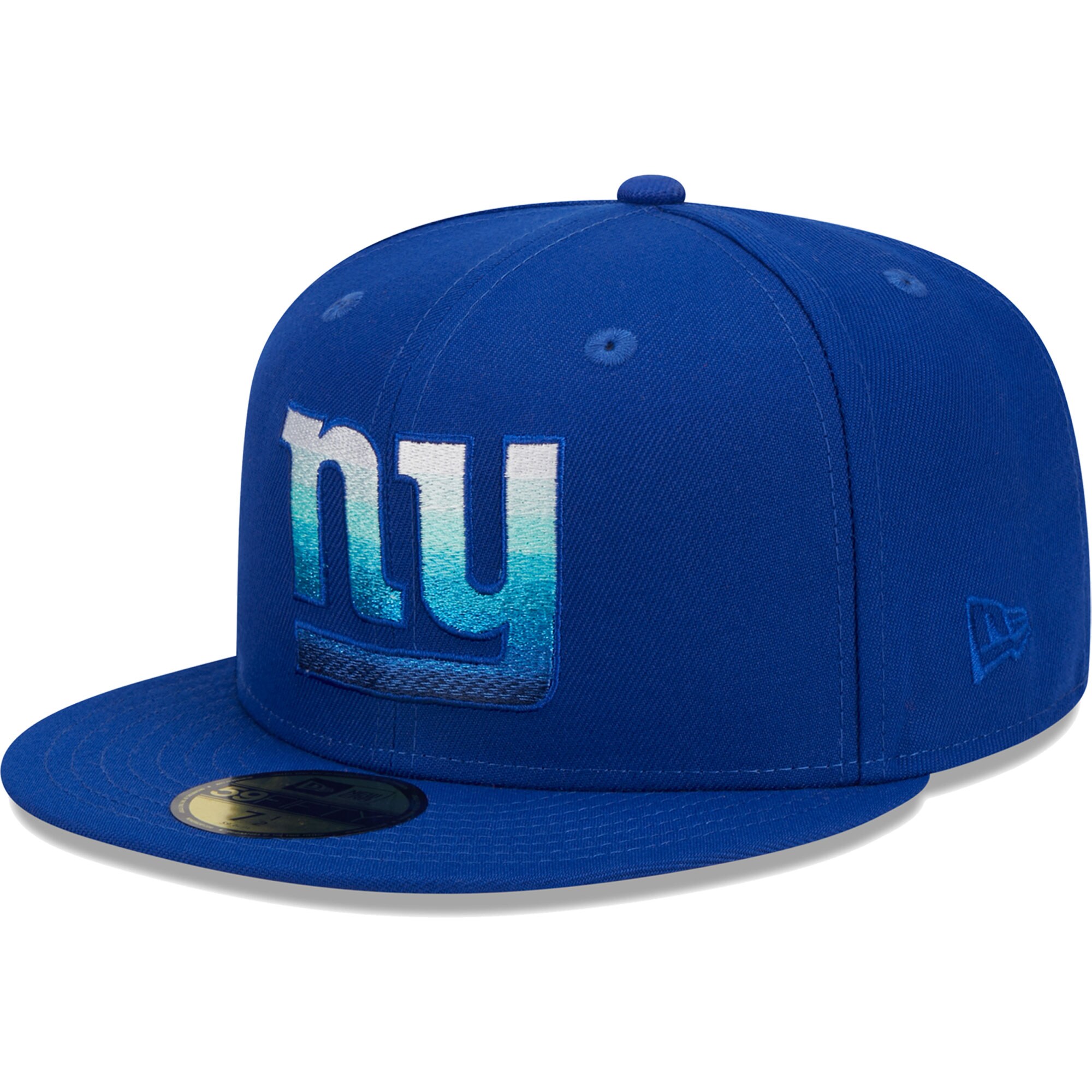 New York Giants mens new era royal new york giants gradient 59fifty fitted hat | Giants Shop