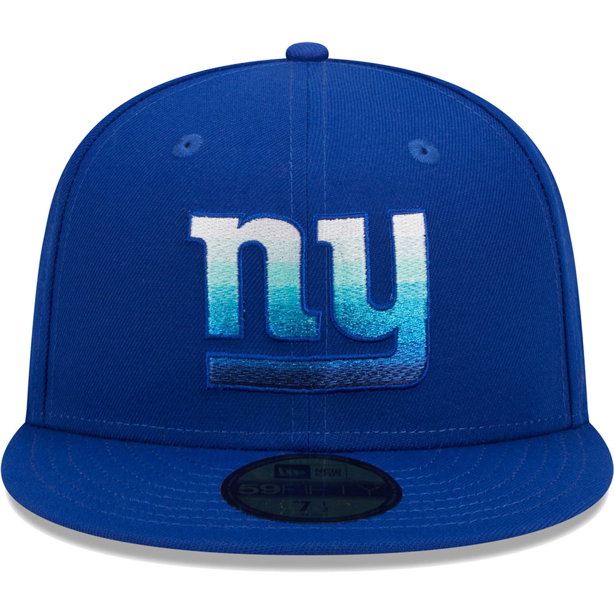 New York Giants mens new era royal new york giants gradient 59fifty fitted hat | Giants Shop