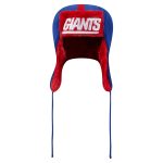 New York Giants mens new era royal new york giants helmet head trapper knit hat | Giants Shop
