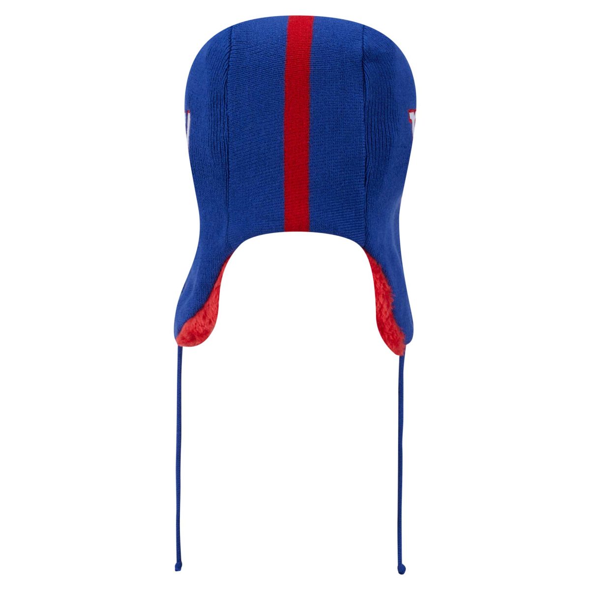 New York Giants mens new era royal new york giants helmet head trapper knit hat | Giants Shop